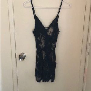 Black Tie Dyed Short Jumper